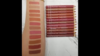 Flormar  Lip Pencils|| Nude series|| Review and Swatches