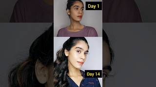 OMG working 15 Days skin brightening challenge|വെളുത്തവരെ കാണിച്ചു തരാം😲|#shorts