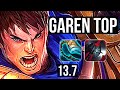 GAREN vs SORAKA (TOP) | Rank 7 Garen, 10/2/4 | KR Grandmaster | 13.7