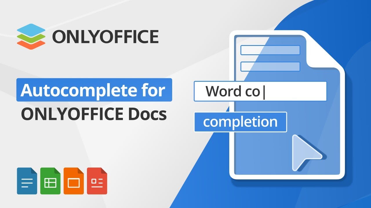 Type Faster With The Autocomplete Plugin For Onlyoffice Docs Youtube