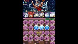 【パズドラ】星空の神域~神々の王~　ハク x キルアパ攻略（ギガグラなし）