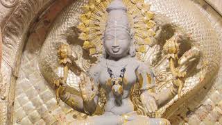 Beloved Sri Sakthi Amma performing Abhishekam to Sri SwarnaLakshmi Devi made of 70 kgs Gold