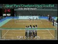 2019ジャパンパラゴールボール競技大会　決勝戦　 tur vs jpn