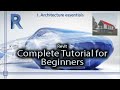 Revit - Complete tutorial for Beginners - Vol.1 Revit Architecture Essentials