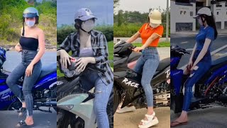 Tik Tok Xe Độ Girl Xinh || #21 Tổng Hợp Satria Sonic Vario Winner Exciter - Xe Độ Kiểng