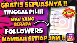 GRATIS SEPUASNYA 🔥!! CARA MENAMBAH FOLLOWERS INSTAGRAM GRATIS TANPA AKUN TUMBAL 2025