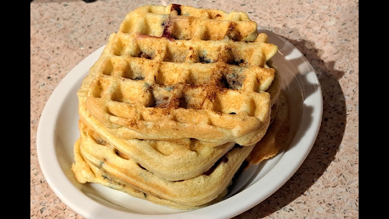 Blueberry Waffles Youtube