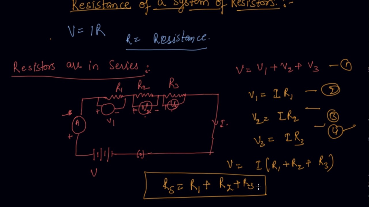 Resistors In Series And Parallel | Class 10 Physics Electricity - YouTube