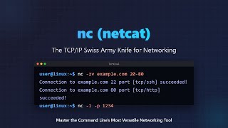 Netcat (nc) Command Tutorial: The Ultimate Networking Swiss Army Knife 🧰