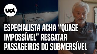 Submarino desaparecido: Resgate 'é quase impossível', diz pesquisador que ajudou a achar o Titanic