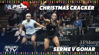 Squash: Camille Serme v Nouran Gohar - ToC 2020 - FULL MATCH - Christmas Cracker