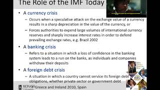 Week 11- The International Monetary System