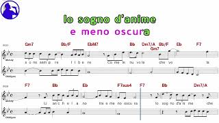 Il Divo-Nella fantasia karaoke sheet music,MR for players,chord,chorus add(Ye karaoke)