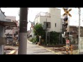 14東京スカイツリーが見える踏切 東武亀戸線 raliroad crossings from which we can see the tokyo skytree東京晴空塔