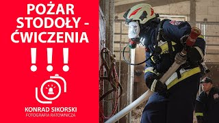 [HIT]Pożar stodoły- Ćwiczenia OSP Stare Żukowice, 28.06.2021[HELMETCAM]