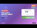 Two Sum II   Input Array Is Sorted - LeetCode 167 - C++