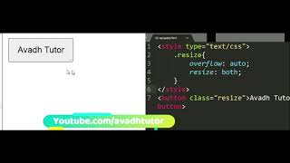 Resizable element using css | how to create resizable element in website