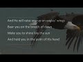 Lent 1A - Communion Hymn On Eagles Wings