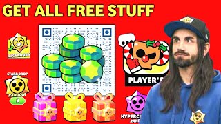 GET ALL FREE STUFF 😜 QR CODE BRAWL STARS 🤩 BRAWL STARS UPDATE