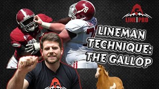 OL Gallop Technique for Power Double Teams - Linepro Tips 024