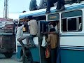 india overloaded bus crazy people on the roof n inside the bus... amazing...