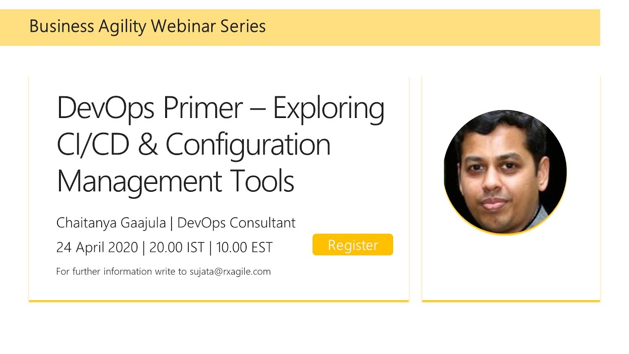 Free Webinar Devops Primer Exploring Ci Cd Configuration