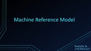 virtulization: machine reference model