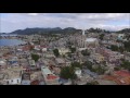 dji drone over haiti miragoane town nippes region