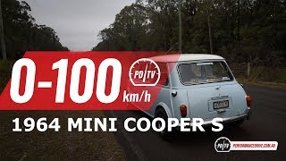 1964 Mini Cooper S (replica) 0-100km/h \u0026 engine sound