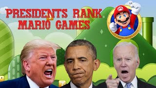 Trump, Biden & Obama Rank Mario Games
