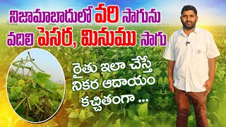 మొట్టమొదటిసారి పెసర మినుము సాగు cultivation back gram green gram Raithannaki thoduga