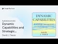 dynamic capabilities and strategic management … by david j. teece · audiobook preview