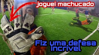 Joguei Machucado e Fechei o Gol, fiz uma defesa incrível no Rebote- GDA