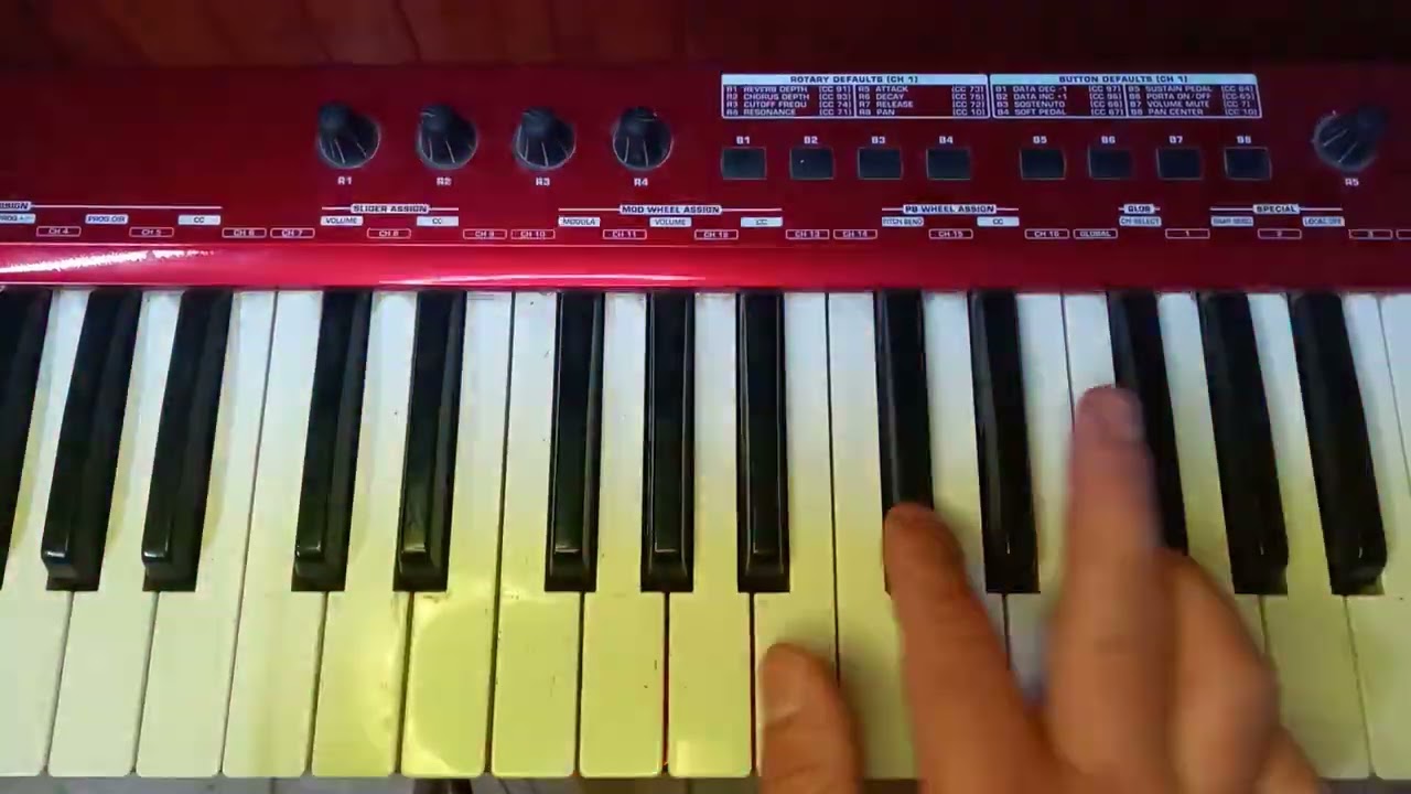 Tu Amor La Joaqui Dj Alex Punteo En Teclado / Piano - YouTube