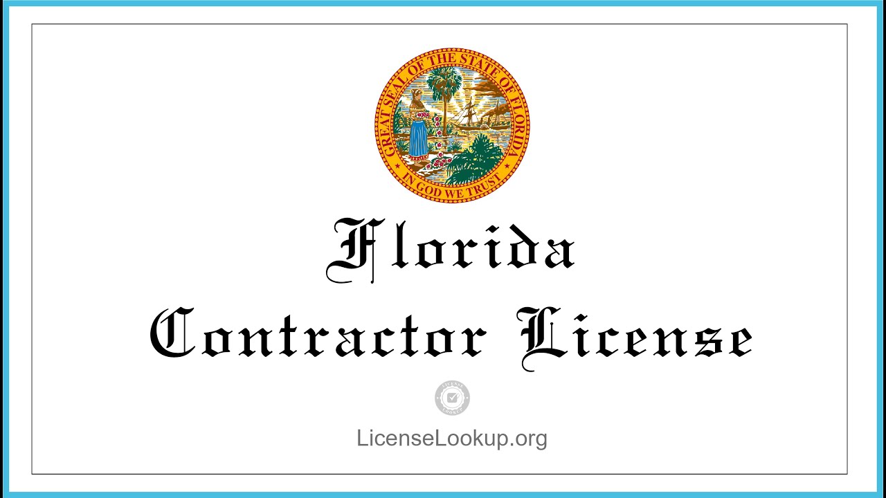 Florida Contractor License - What You Need To Get Started #license # ...