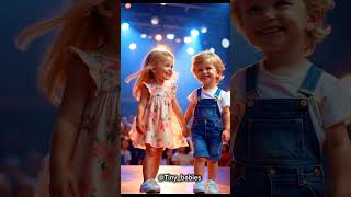 Adorable baby walking both cute #cute #agt #baby #babydance #2024 #shorts #performance