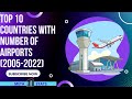 Top 10 Countries With Most Airports | Number of Airport By Country