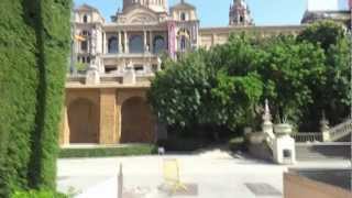 Hiszpania Barcelona miasto, centrum, zabytki, fontanny. Espana city center, monuments, fountains.
