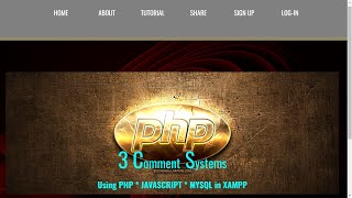 PHP Comment System (Part 2/2) | 3 Types | Mobile Devices Screen Mode