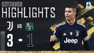 Juventus 3-1 Sassuolo | Ramsey & Ronaldo Secure win with Late Goals! | EXTENDED Highlights