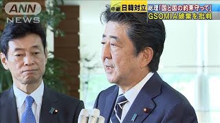 安倍総理「約束守って」　協定破棄に“失望と批判”(19/08/23)