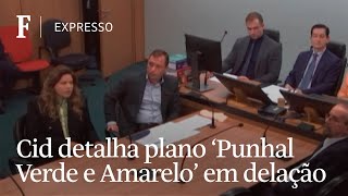 Mauro Cid revela detalhes do plano 'Punhal Verde Amarelo'; veja principais momentos da audiência