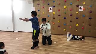 Backflip November 12, 2020　武庫之荘小学生キックボクシング　バク転