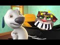 Talking Tom - Piano Battle | Talking Tom Shorts - Cartoon For Kids
