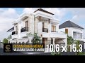 DESAIN RUMAH MEWAH STYLE VILLA BALI CLASSIC MILIK BAPAK TONI DENGAN LEBAR 10.6M DAN PANJANG 15.3M