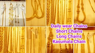 #GRT Gold jewellery 2021 Latest Daily Wear Chains From 7gm/Long Chain#Kasumalai Chain#Kousalyahomes