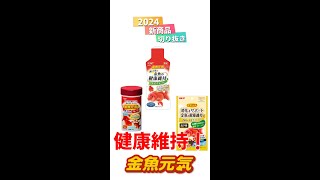 2024年新商品　『金魚の健康維持！』新フードと水質調整剤デビュー　切り抜き！