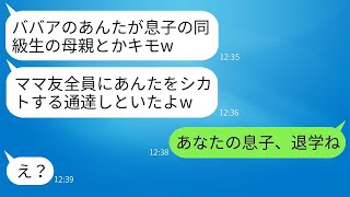 私を学校の理事長だとは知らず、高齢者扱いしてママ友グループから外したボスママ「ババアは近寄るなw」→そのクズママに私の正体を明かした時の反応が面白かったwww