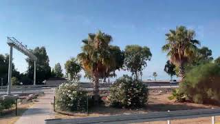 Beach and road in Finike - July 2022, Antalya - Turkey - 4K