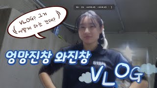 엉망진창 와진창 알바 VLOG